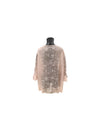 Blusa Oversize con Stampa Animalier B707