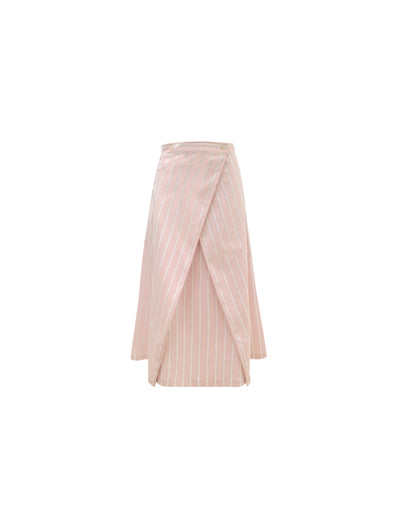 M713 Printed Gabardine Chemisier Dress