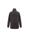 M713 Printed Gabardine Chemisier Dress