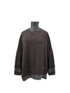 S151 MAGLIA OVER SCOLLO A V
