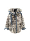 S400 GIUBBOTTO IN ECOPELLICCIA LEOPARDATA