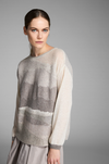 M713 Printed Gabardine Chemisier Dress