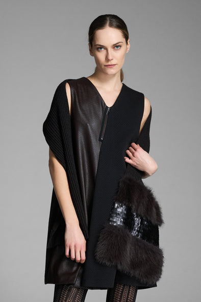 M713 Printed Gabardine Chemisier Dress