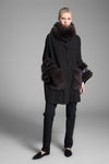 M713 Printed Gabardine Chemisier Dress