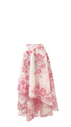 Rose print skirt